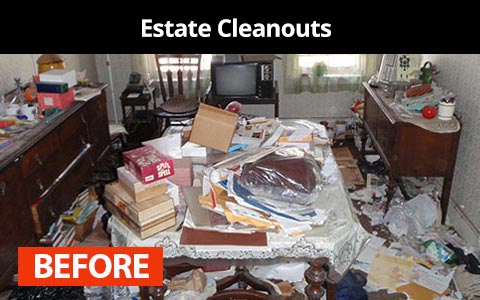 Estate cleanouts services in New York City - before photo