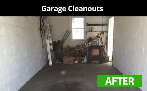 Garage cleanouts services in New York City - after photo