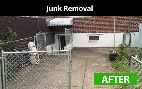 Junk removal services in New York City - after photo