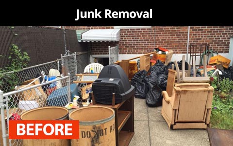 Junk removal services in New York City - before photo